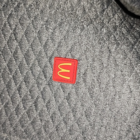 McDonald’s Gray Full Zip Uniform Jacket Work Coat Crew Employee Size XS - Picture 8 of 13